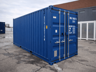 Zeecontainer 20' DD dubbele deuren